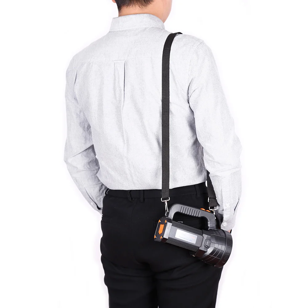 Kaufen Super Helle Tragbare Licht USB Taschenlampe 3 Modi LED Lanterna Scheinwerfer Camping Licht Gebaut In 9000mA Wiederaufladbare Batttery