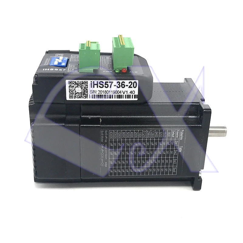 JMC IHS57-36-20 57 NEMA23 интегрированный цифровой шаговый двигатель с открытым контуром 2N.m