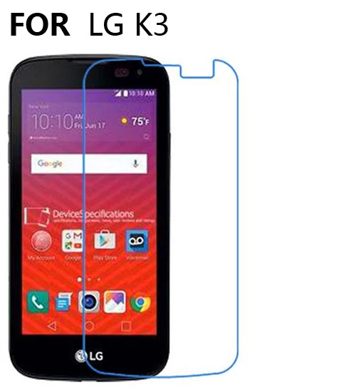 Закаленное стекло для LG K3 защита экрана 2.5D 9h Защитная пленка K100 LS450 4 5 дюйма