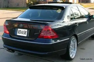 W203 углеродное волокно автомобильный Стайлинг задний багажник спойлер крыло для