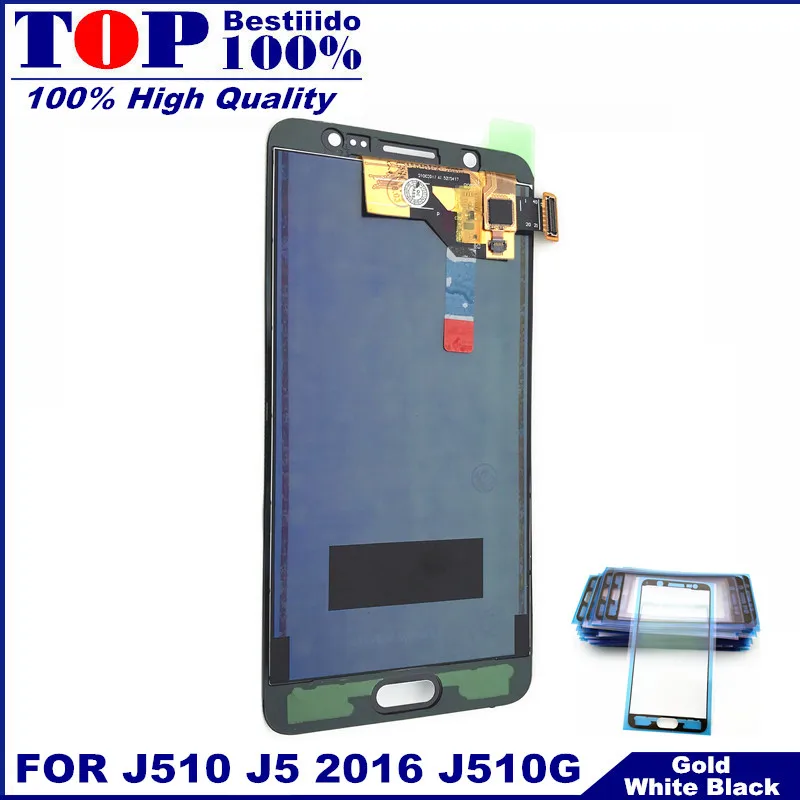 High Quality LCDs For Samsung Galaxy J5 2016 J510 J510F J510G J510M LCD Phones Display Touch Screen Digitizer Sensor Replacement | Мобильные