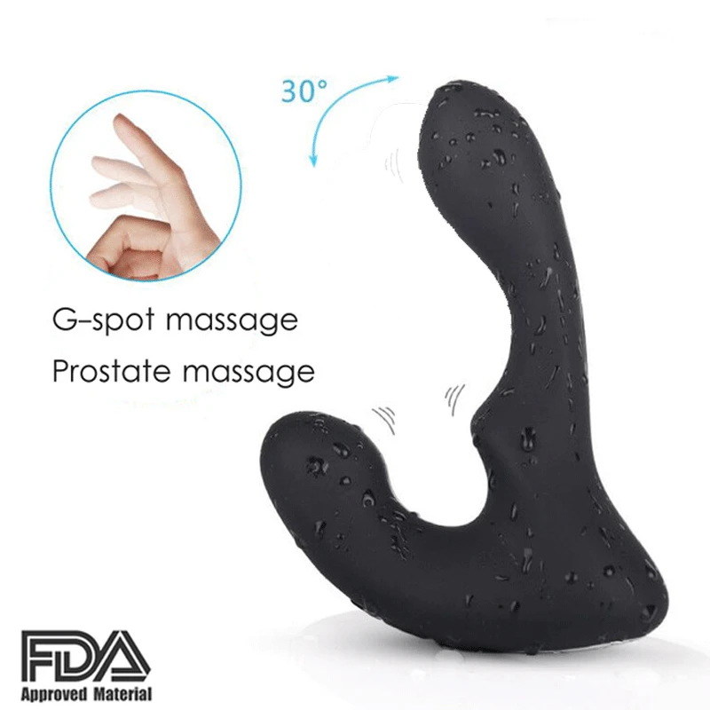 Новинка 9 скоростей Вибрация силиконовая Анальная пробка фаллоимитатор вибратор