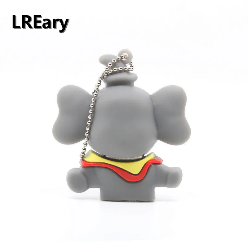 Милый чехол с откидной крышкой изображением слона из мультфильма USB
