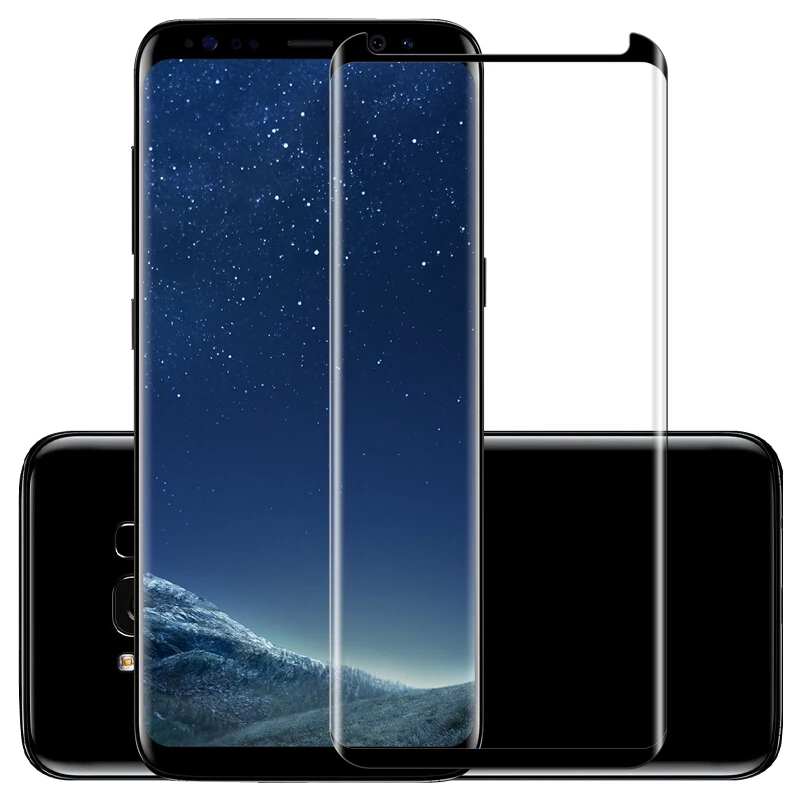 Изогнутое закаленное стекло с 3D покрытием для SamsungS8 S8Plus S9 S9Plus Samsung Galaxy S8 Plus защита