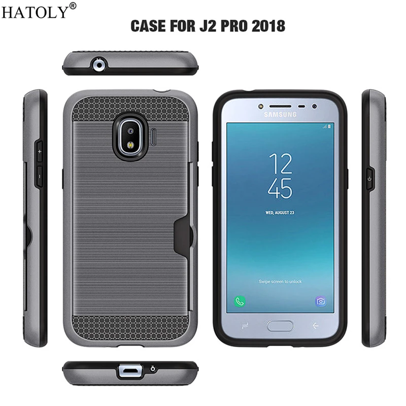 Чехол для Samsung Galaxy J2 Pro 2018 защитный силиконовый резиновый ЖЕСТКИЙ чехол телефона