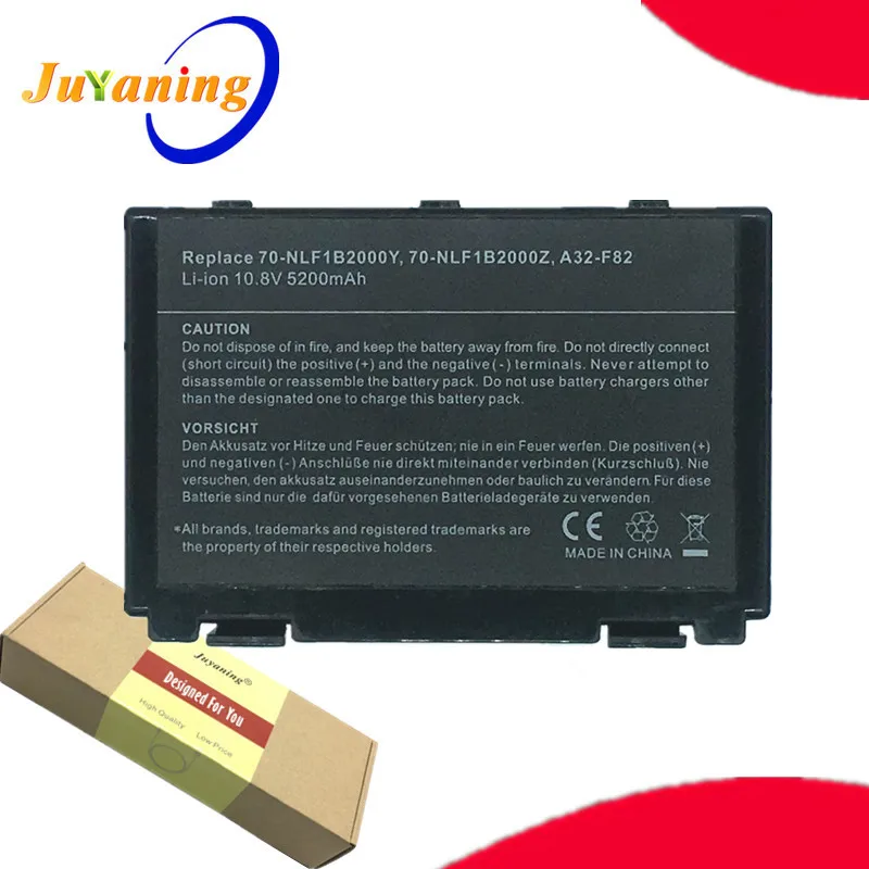 Смартфон Juyaning Аккумулятор для ноутбука ASUS A41 F52 F82 K61 K70 K40 K40E K40N K40lN K50 K51 K60 P81 X5A X5E X70 |