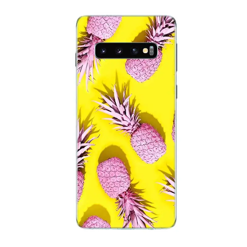 Colorful Pineapple Soft Rubber Case For Samsung Galaxy S9 S8 A6 A8 J4 J6 Plus + J8 A7 A9 2018 S7 S6 Edge Note 9 8 Cover |