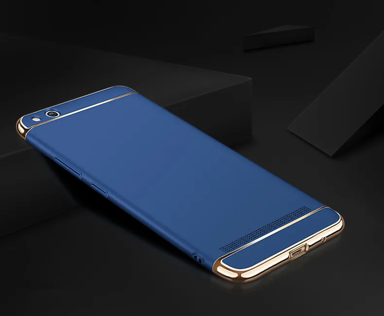 Blue Жесткий защитный чехол-бампер для Xiaomi Redmi 5A чехол Полный Чехол для Redmi 5A 4A жесткий чехол Coque Fundas для Redmi 5A 4A чехол - Цвет: Blue