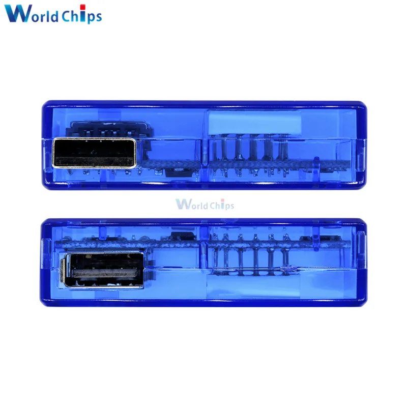 Мини 5 в красный синий USB измеритель напряжения тестер Вольтметр Амперметр