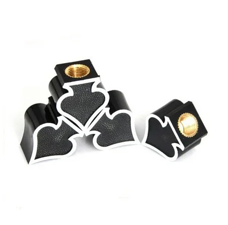 Колпачки для автомобильных клапанов 4 шт. черные колпачки пневматических шин