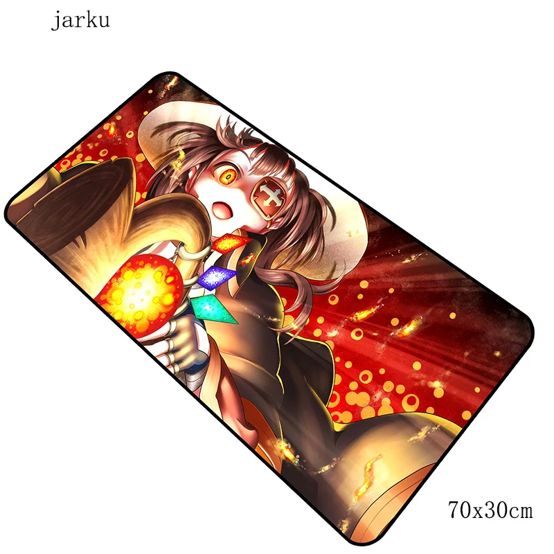 Megumin коврик для мыши 700x300x3 мм компьютерная мышь игровой мат красивый геймпад геймер подарок игровой коврик для мыши офисный коврик для мыши
