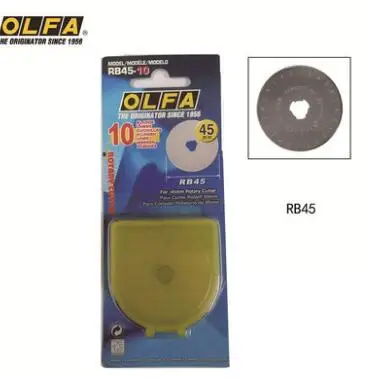 OLFA роторная резка нож резак 45 мм розовый OLFA RTY-2C/PIK нож RTY-2C PIK - Цвет: 10PCS