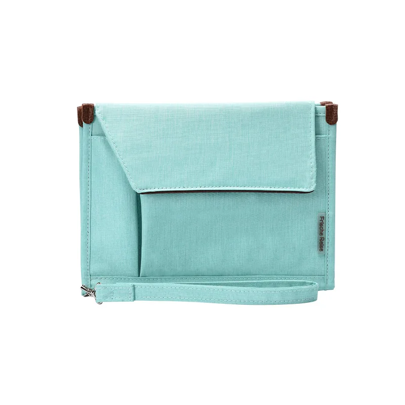 10runhui Дорожный пакет для паспорта, короткий, маленький, водонепроницаемый, товары для путешествий, мультяшный принт, лебедь, цветок, сетка, на молнии, держатель для карт, сумка - Цвет: 10runhui