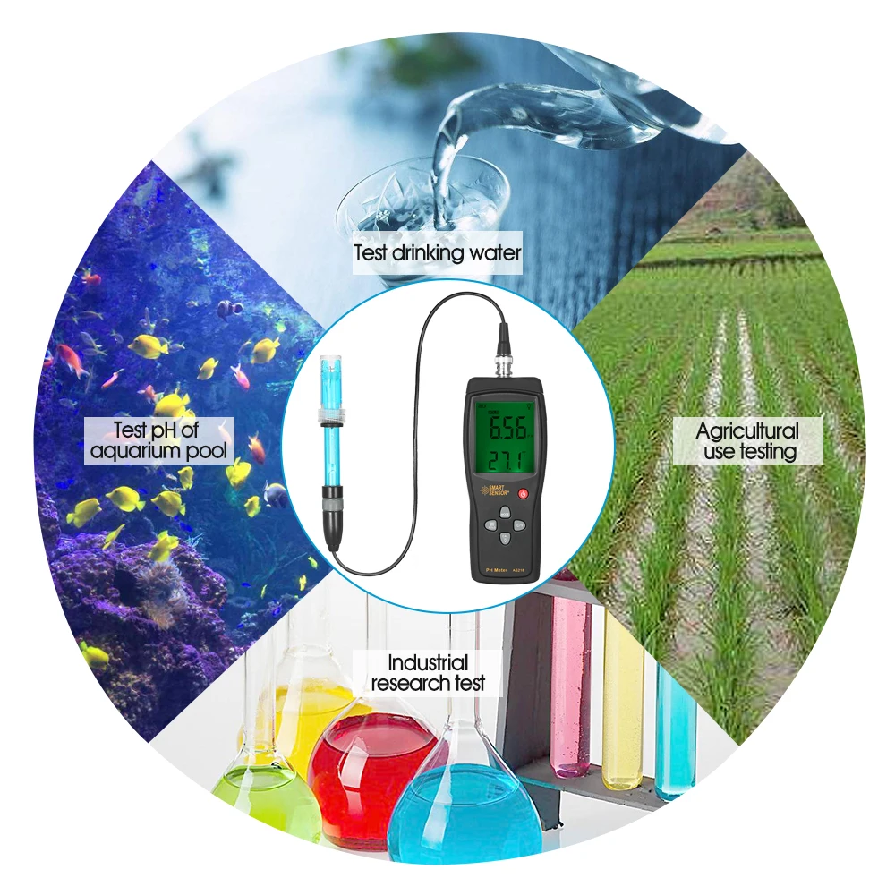 Прибор для измерения pH аквариума цифровой ацидиметр тестер качества питьевой