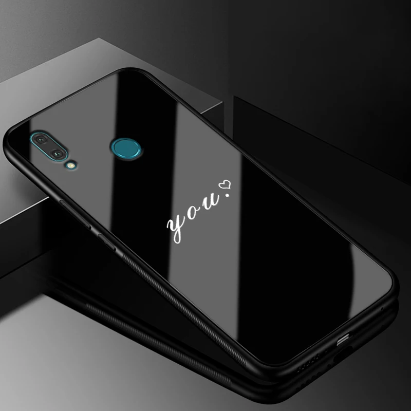 Для huawei P Smart чехол для оргстекло PC чехол для телефона черный ТПУ бампер для huawei Honor 10 Lite Крышка P Smart 6,21