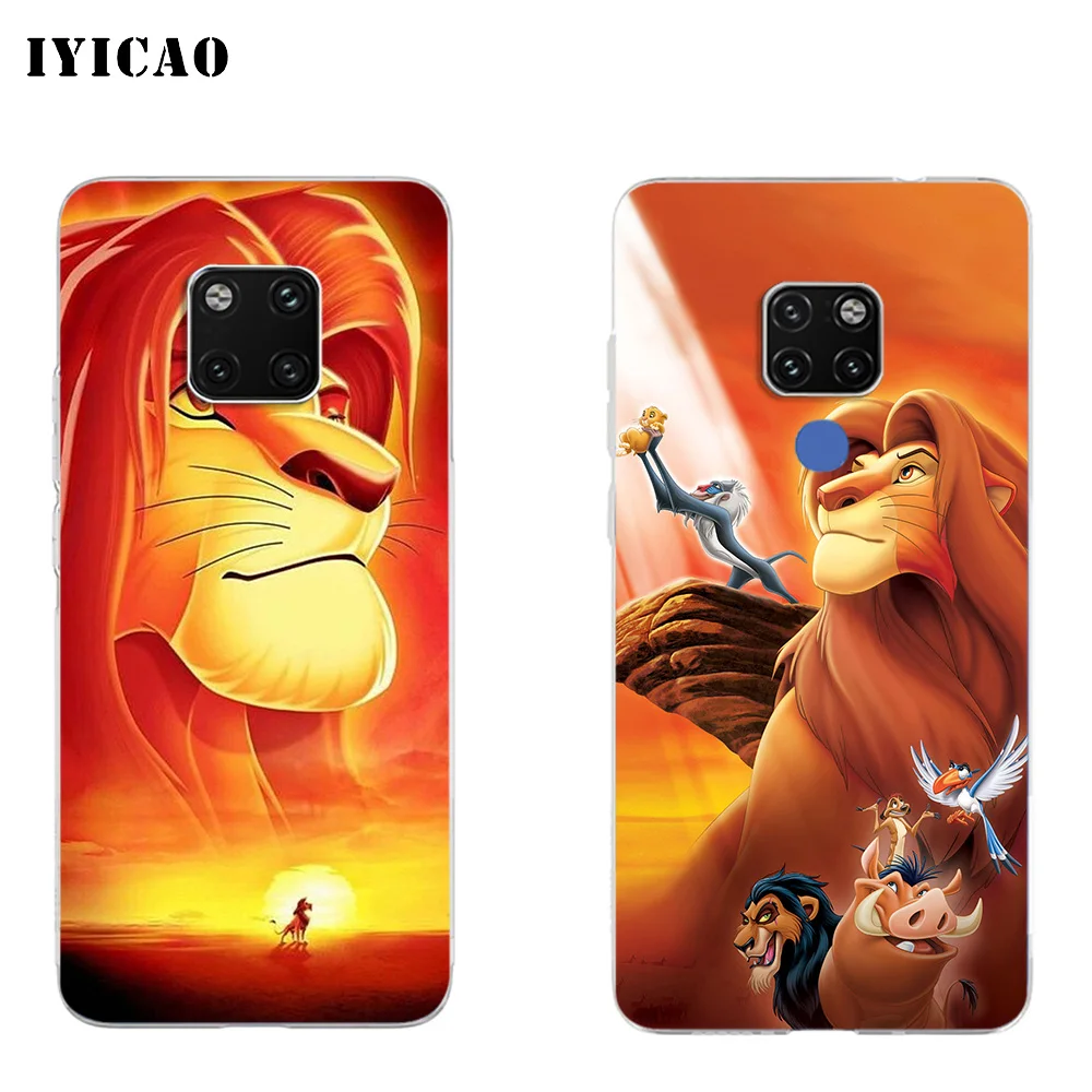 Мягкий силиконовый чехол для телефона IYICAO The Lion King Simba Huawei Mate 10 20 Lite Pro Nova 2 2i 3 3i 4 из