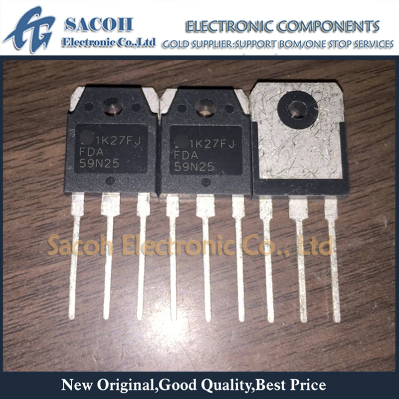 

New Original 10PCS/Lot FDA59N25 59N25 or FDA59N30 or FDA69N25 TO-3P 59A 250V/300V N-ch Power MOSFET
