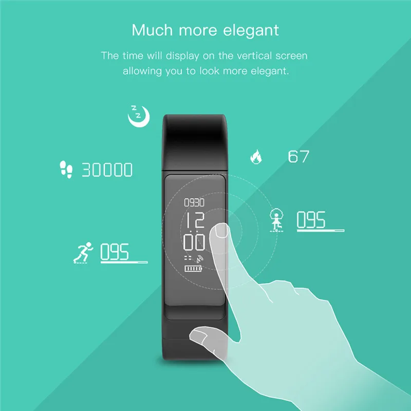 Hot Sale 2 Colors I5 Plus Bluetooth 4.0 Smart Bracelet Sports Tracking Wristband Call Message Reminding Watch New Arrival J2 | Электроника