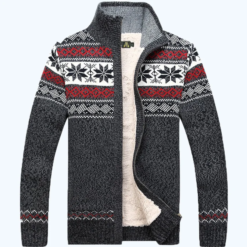 Бесплатная доставка AFS джип мужской джемпер Мода 2018 г. Зимняя шерстяная кардиган