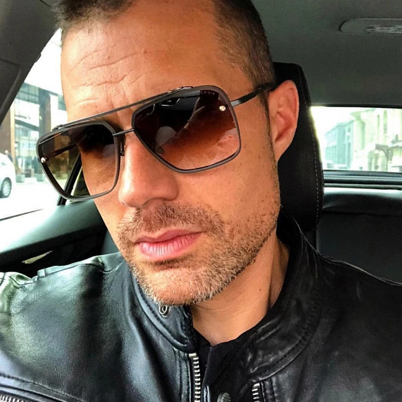 

Fashion Luxury Sunglasses Men Women Brand Designer Sun Glasses For Male Ladies Female Big Frame UV400 Oculos ZJ1003