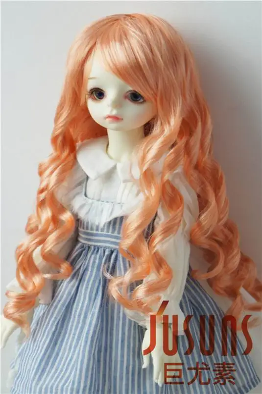 JD224 9-10 дюймов Blyth кукла парики 23-25 см кукольный парик BJD парик леди Sauvage длинные волнистые кукольные волосы