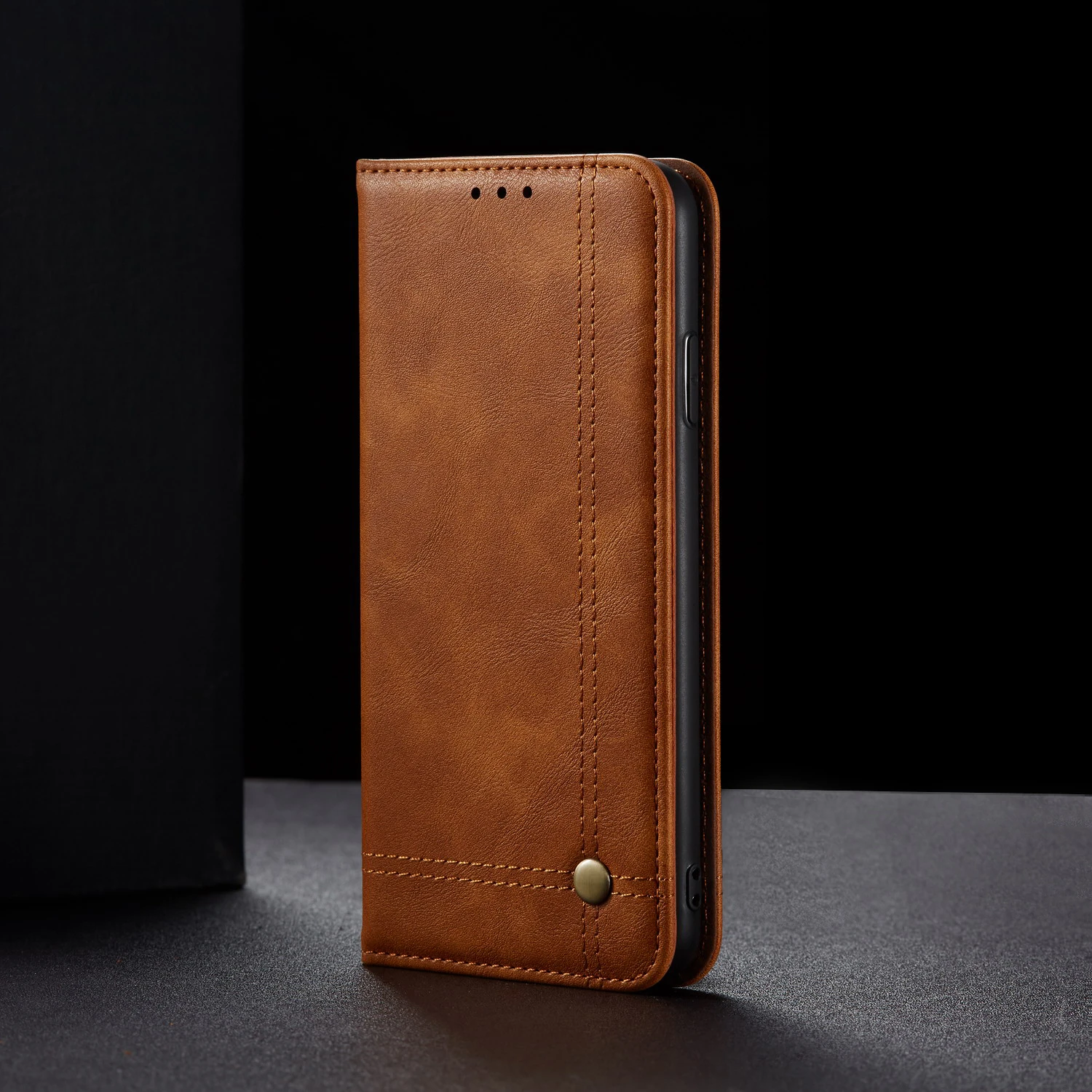Khaki Винтажный кожаный флип-чехол для Xiaomi Mi 9 9T 9tpro чехол-кошелек роскошный Магнитный чехол-книжка с подставкой для карт Повседневный чехол для телефона - Color: Khaki