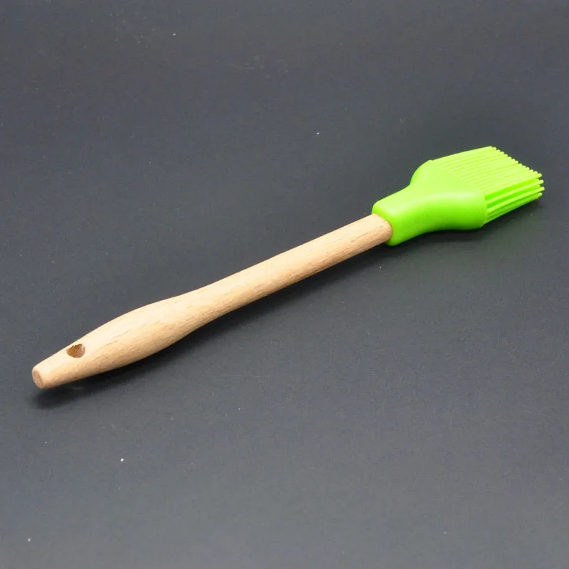 3 шт./компл. цветная силиконовая Кондитерская Лопатка и щетка с ручкой из