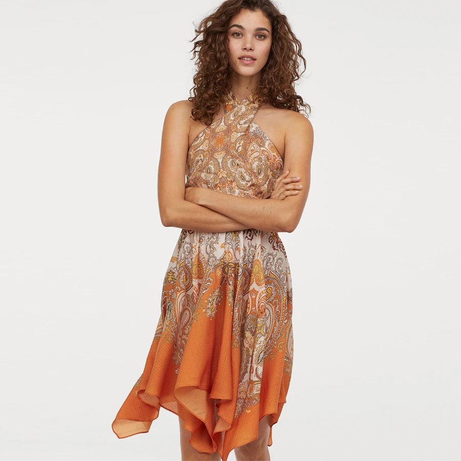 TEELYNN сексуальное платье без рукавов с открытой спиной boho Шелковистое полиэфирное