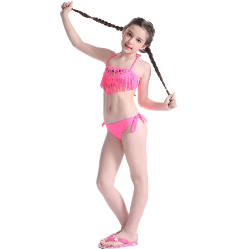 2018 новый летний пляжный купальник для девочек в европейском и американском стиле