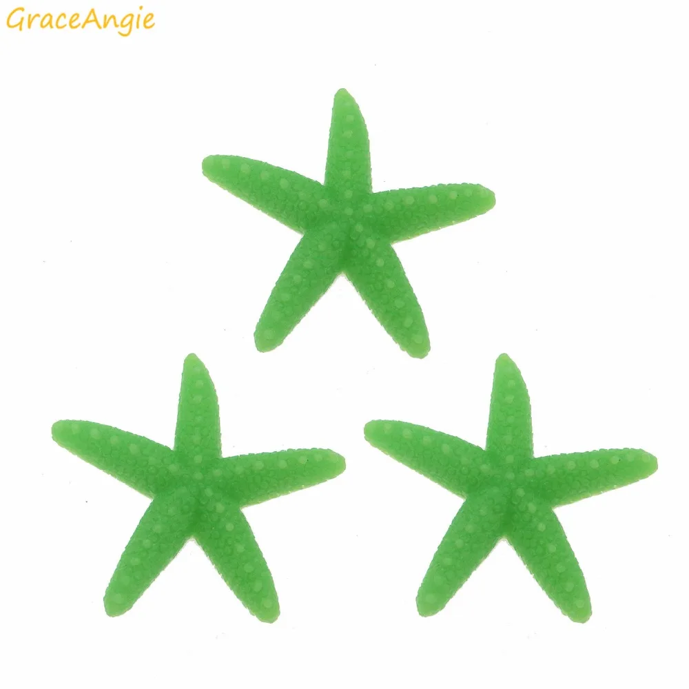 GraceAngie 6 штук упак. 31*29 мм Разноцветные украшения в стиле морской звезды