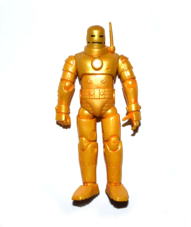 Marvel Universe Gold Ironman MK1 свободная 3,7" фигурка игрушка кукла