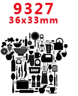 9327 30 шт мультфильм персонаж плоское украшение из смолы PR 8642 - Цвет: 9327