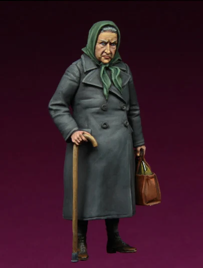 [Tuskmodel] полимерная смола масштаба 1 35 комплект модели фигурки WW2 для пожилых женщин