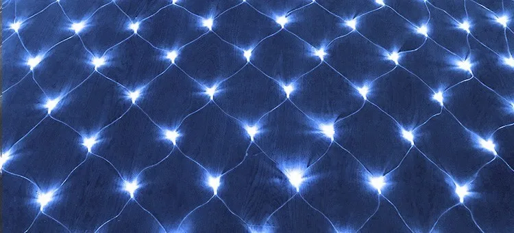 Blue 3*2 м светодиодный светильник с сеткой, Рождественский светильник, уличный светодиодный светильник, s украшение, подвесной на стену, сказочный светильник, s вечерние, свадебные подвески - Испускаемый цвет: Blue