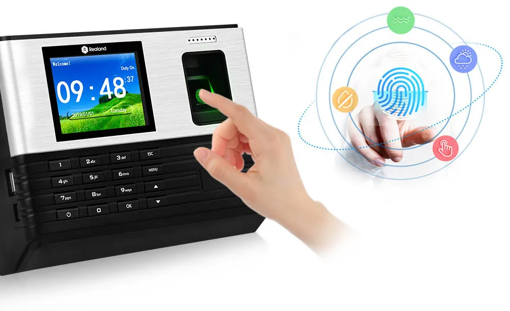 OBO 2,8 дюймов TCP/IP Wi-Fi биометрический отпечаток пальца Посещаемость Время Часы система машина RFID считыватель карт пароль работник регистрации