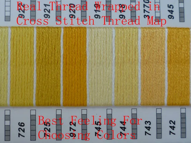 Высококачественная Вышивка крестиком Карта цветов/Руководство по цвету книги