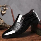 Мужские деловые туфли REETENE, классические кожаные туфли без застежек, оксфорды, 2020