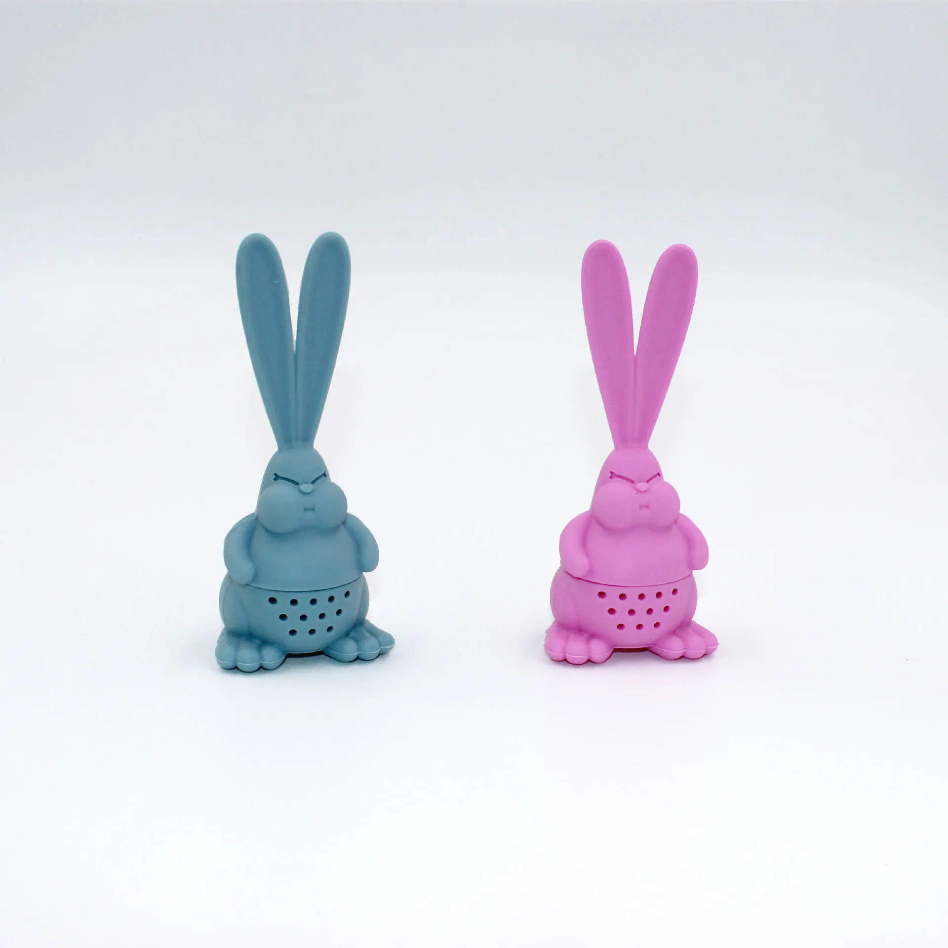 Creative silicone rabbit tea bag Big ear rabbit filter tea infuser silicone loose leaf tea filter