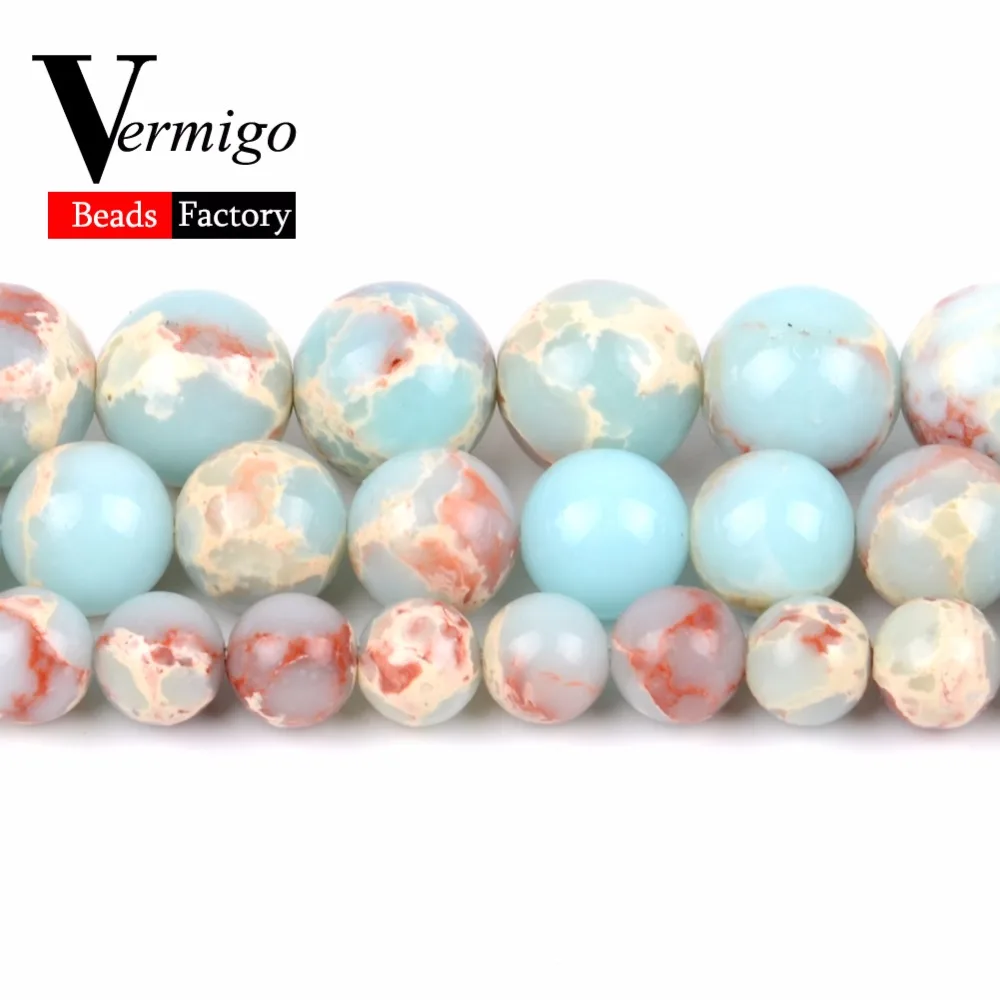 Натуральные камни голубые плеушань змеиная кожа полудрагоценные бусины для