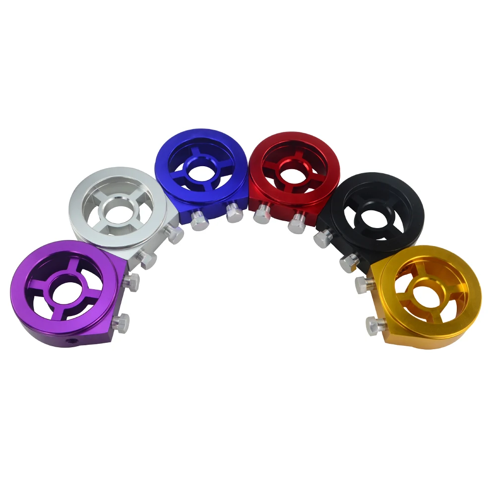 WLR RACING-M20X1.5 3/4-16 1/8 NPT алюминиевый гоночный масляный манометр масляный фильтр охладитель Сэндвич адаптер WLR6722