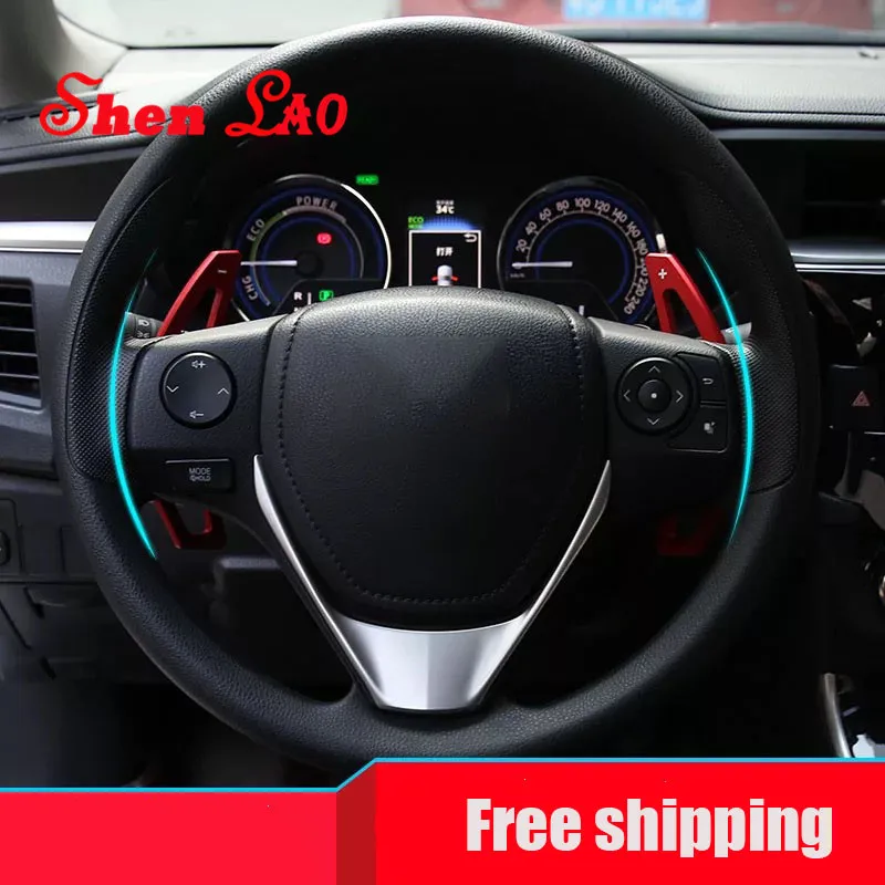 Shenlao 2 шт. Высокое качество алюминий рулевое колесо сдвиг Paddle Shifter расширение для