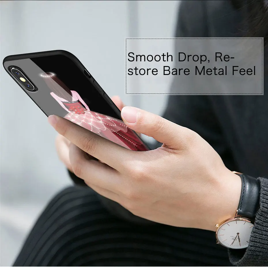 Для Iphone х чехол для телефона зеркало Защитная крышка 6 plus Силиконовые soft shell