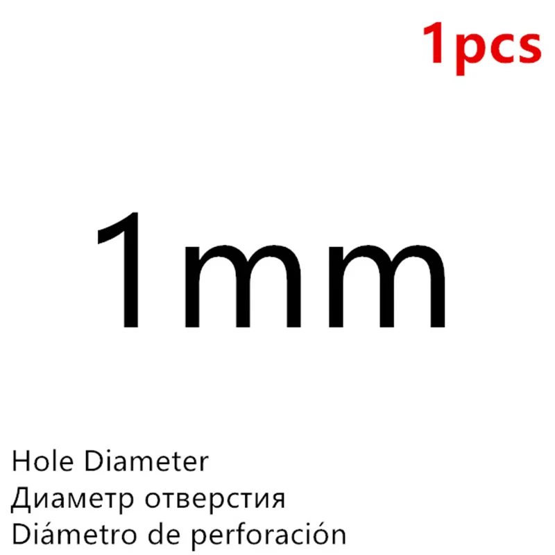 Black 1mm - 1Pcs Высокое Качество Дырокол для пробивки отверстий в коже Круглый стальной кожаный дырокол 1 мм-25 мм металлические прокладки пластиковые резиновые инструменты - Цвет: Black 1mm - 1Pcs