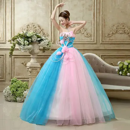 Коллекция года,, Дешевые Бальные платья голубого и розового цвета, Vestidos De 15 Anos, праздничное платье на день рождения для девочек 15 лет, милые платья 16