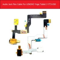 genuine audio jack flex cable for lenovo yoga tablet 3 yt3 x50f yt3 x50m yt3 x50l headphone jack flex ribbon replacement parts