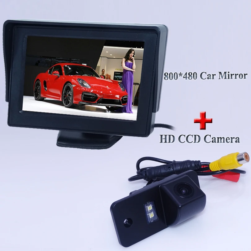 2 в 1 ЖК экран 4 3 дюйма с камерой заднего вида 800*480|screen monitor|reserve camerahigh resolution monitor |