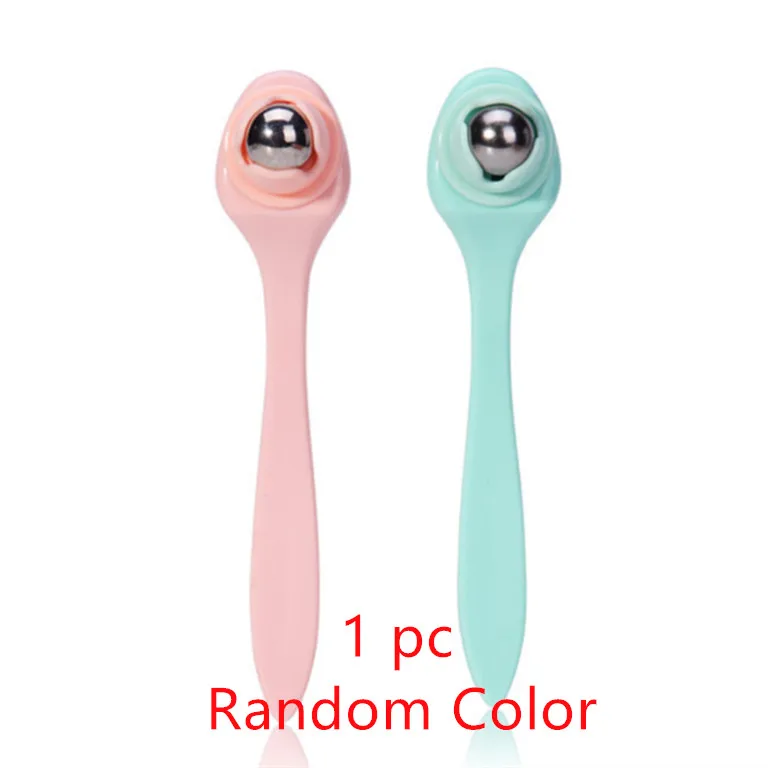 Random Color 1 pc Портативный 360 градусов роликовый массажер для глаз ручной массажер отечность темные круги тонкие линии против морщин косметический инструмент - Цвет: Random Color 1 pc
