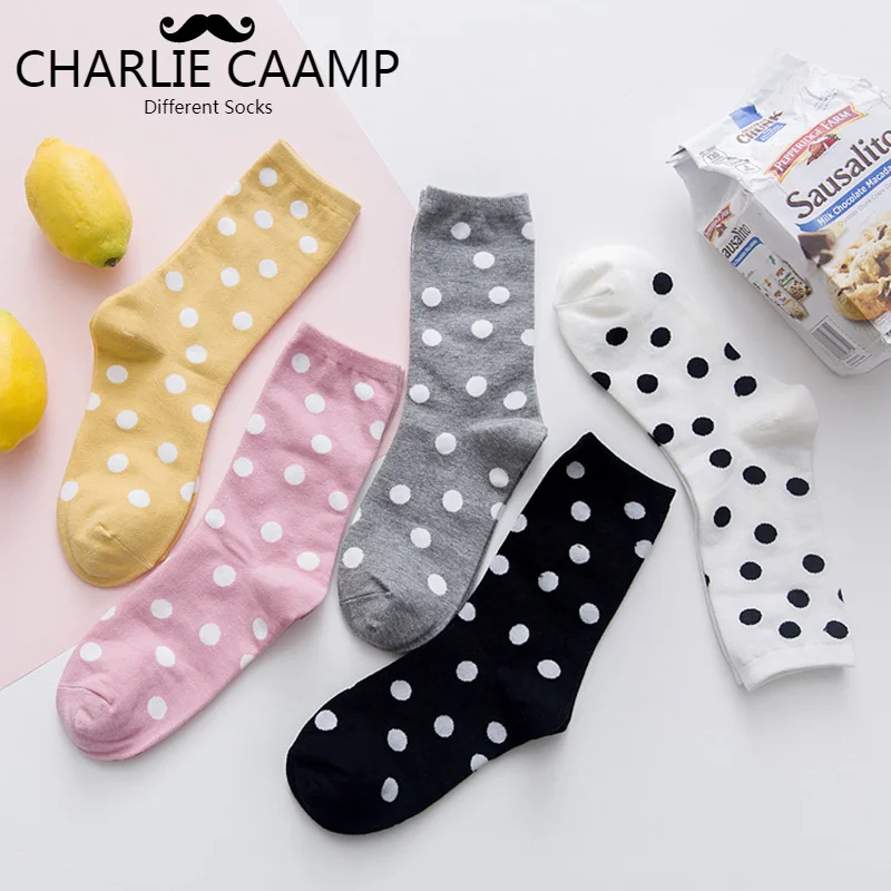 Женские хлопковые носки в японском стиле осенне-зимние повседневные Дышащие