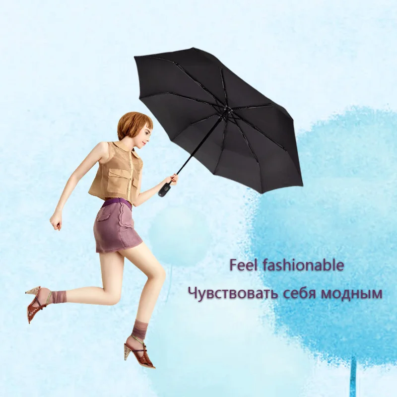 Новинка 3 складной женский зонт автоматический для дождя Женский Зонт мужской