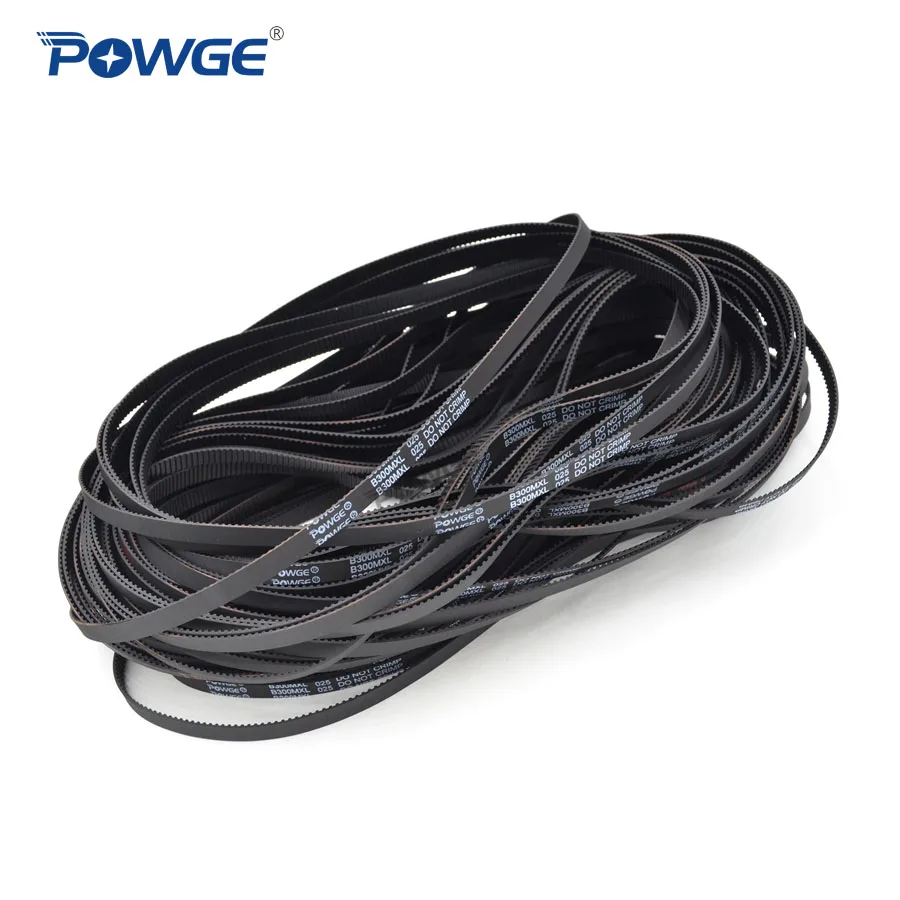 Синхронный ремень POWGE MXL B297 B298 B300 B305 B309 ширина 6 35 мм 025 зубцы 298 300 305 309 B300MXL B305MXL|mxl timing